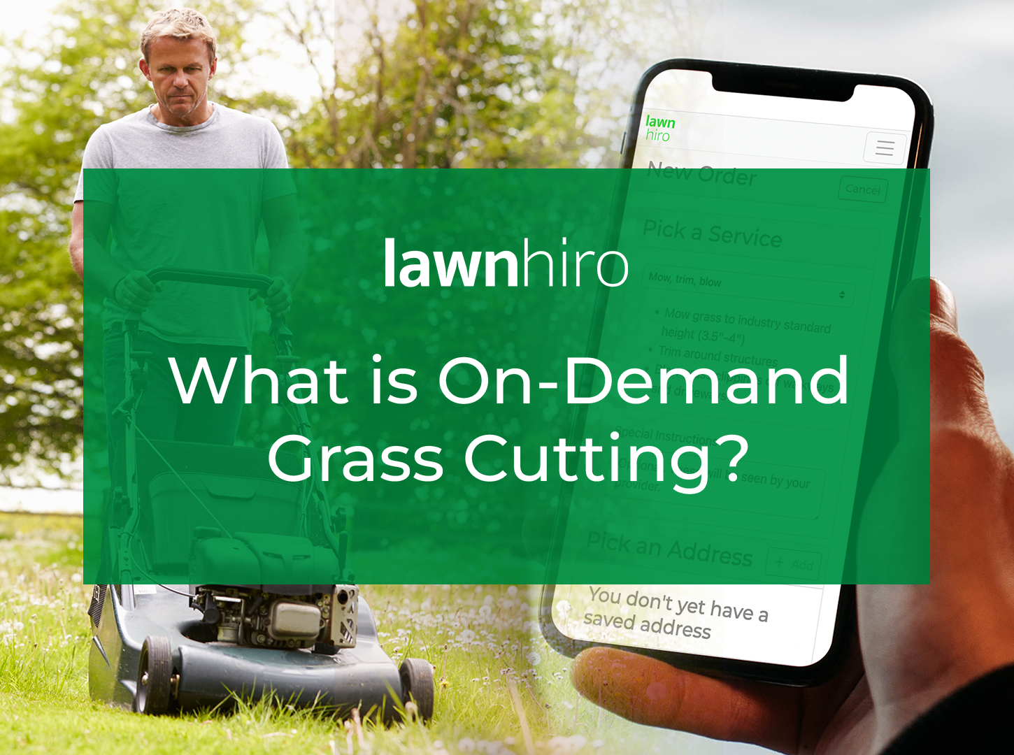 On-Demand Grass Cutting - Lawnhiro