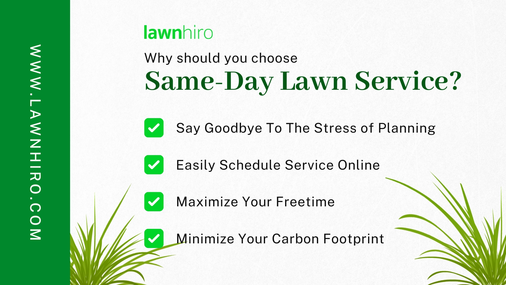 Same-Day Lawn Services - Lawnhiro
