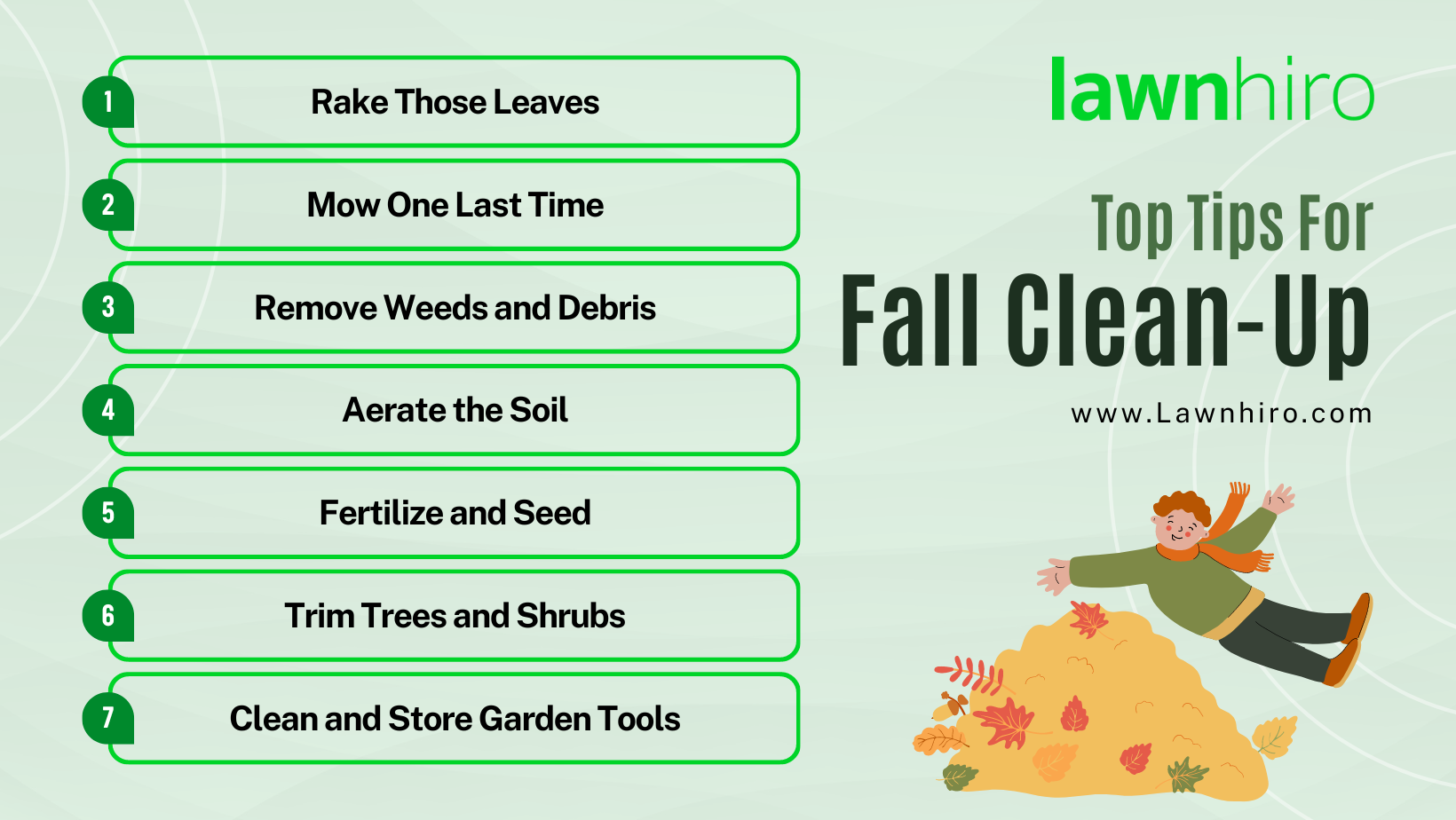 Tips for Fall Clean-Up - Lawnhiro Blog
