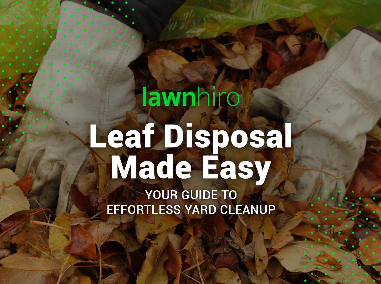 You have multiple ways to dispose of leaves